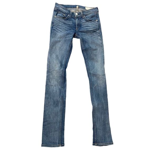 𝅺RAG & Bone Monument Wash Denim Skinny Jeans 25 - Picture 3 of 9
